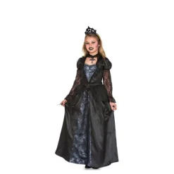 Disfraz de Reina malvada gótica para niña