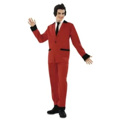 Disfraz de Rockabilly rojo para hombre