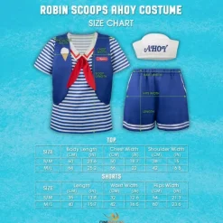 Disfraz de Scoops Ahoy Robin de Stranger Things