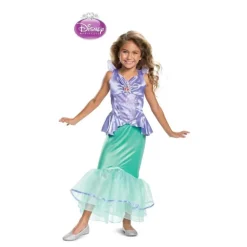 Disfraz de Sirenita Ariel Disney Deluxe para niña