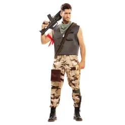 Disfraz de Skin militar asalto Fortnite para hombre