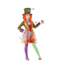 Disfraz de Sombrerera Loca para niña