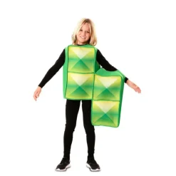 Disfraz de Tetris Verde para niños