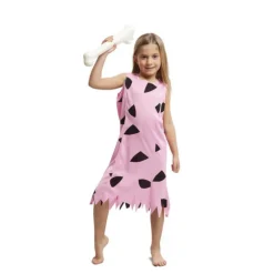 Disfraz de Troglodita rosa para niña