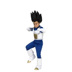 Disfraz de Vegeta de Dragon Ball con peluca para niño