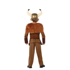 Disfraz de Vikingo Marrón para niño