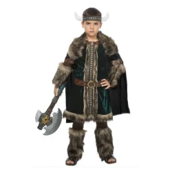 Disfraz de Vikingo verde Infantil