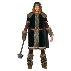 Disfraz de Vikingo verde para hombre