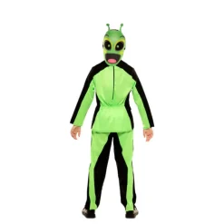 Disfraz Doble de Hombre de Negro y Alien para niño
