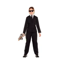 Disfraz Doble de Hombre de Negro y Alien para niño