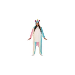 Disfraz Kigurumi Pijama de Unicornio Multicolor para adultos
