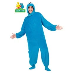 Disfraz Monstruo de Las Galletas Barrio Sésamo 2 piezas Adulto Unisex