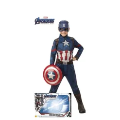 Disfraz y Escudo de Capitán América para niño