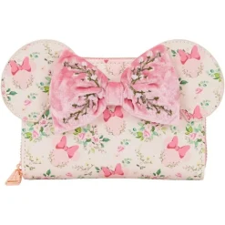 Disney by Loungefly Monedero Minnie Mouse Floral de Cuero PU