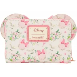 Disney by Loungefly Monedero Minnie Mouse Floral de Cuero PU
