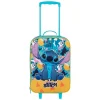 Disney Lilo y Stitch Colors Maleta Trolley Soft 3D, Turquesa