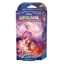 Disney Lorcana TCG Shimmering Skies Mazo de Inicio Inglés