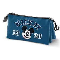 Disney Mickey Mouse Class Estuche Portatodo Triple, Azul