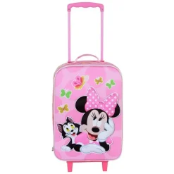 Disney Minnie Mouse Kitten Maleta Trolley Soft 3D, Rosa