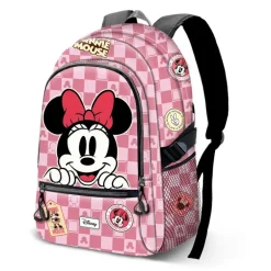 Disney Minnie Mouse Mochila Rosa con Compartimento Acolchado
