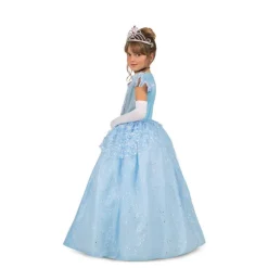 Encantador Disfraz de Princesa Azul Celeste para Niña