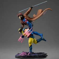 Estatua 1/10 Deluxe Art Scale X-Men´97 Gambit & Lobezno 29 cm