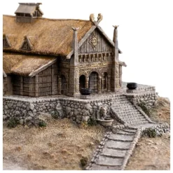 Estatua El Señor de los Anillos The Golden Hall of Edoras 9 cm