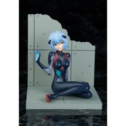 Estatua Evangelion 4.0 Final Rei Ayanami Plugsuit PVC 10 cm