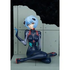 Estatua Evangelion 4.0 Final Rei Ayanami Plugsuit PVC 10 cm