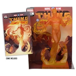 Estatua Human Torch Marvel 2 in 1 10 de PVC 29 cm