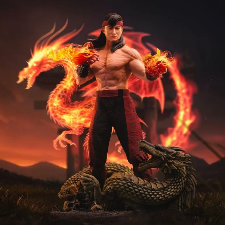 Estatua Liu Kang 1/10 Art Scale de Mortal Kombat 23 cm