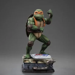 Estatua Michelangelo Tortugas Ninja 1/10 de 19 cm
