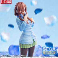 Estatua Miku Nakano 20 cm PVC The Quintessential Quintuplets