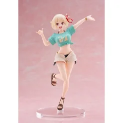 Estatua PVC Coreful Chisato Nishikigi Hawaiian Ver. 18 cm