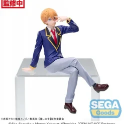 Estatua PVC Oshi No Ko PM Perching Aqua Uniform 14 cm