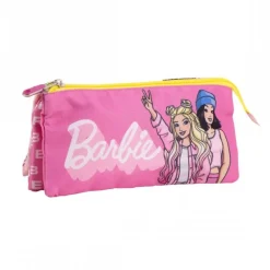 Estuche Portatodo 3 Compartimentos Barbie