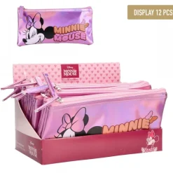 Estuche Portatodo Iridiscente Minnie Mouse 100% PU