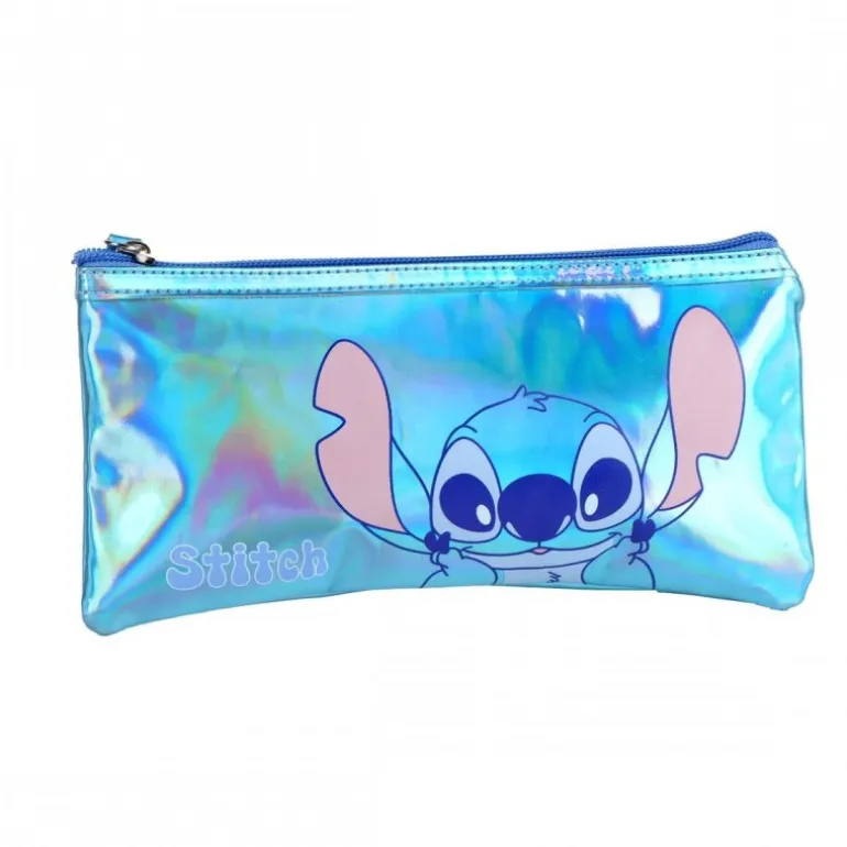 Estuche Portatodo Iridiscente Stitch 100% PU