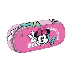 Estuche Portatodo Ovalado Minnie - Fucsia