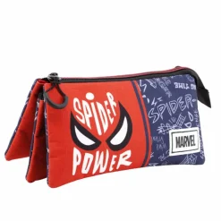 Estuche portatodo Spiderman Rojo