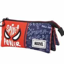 Estuche portatodo Spiderman Rojo