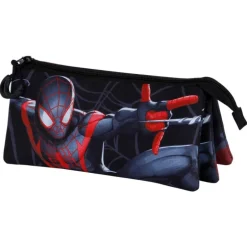 Estuche portatodo Spiderman Negro