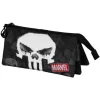 Estuche Portatodo Triple Marvel Punisher Skull