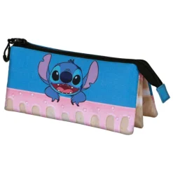 Estuche Portatodo Triple Lilo y Stitch Cake