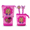 Estuche Vertical Barbie Flower + 2 Bolígrafos Borrables