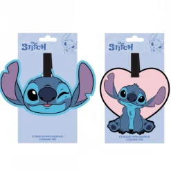Etiqueta de Viaje Stitch de Caucho - Única