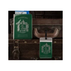 Etiqueta y Funda De Pasaporte Slytherin