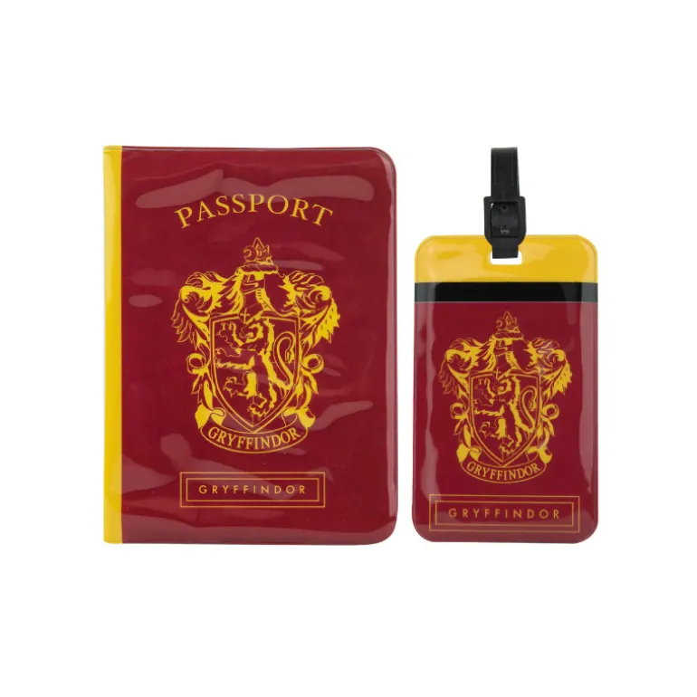 Etiqueta y Funda De Pasaporte Gryffindor