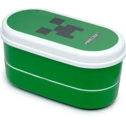 Fiambrera con cubiertos Minecraft Creeper