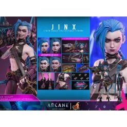 Figura 1:6 Jinx Arcane Hot Toys 27cm